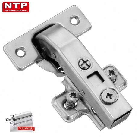 ZAWIAS NTP CLIP-ON 35mm DRZWI RÓWNLOLEGŁE CICHY DOMYK