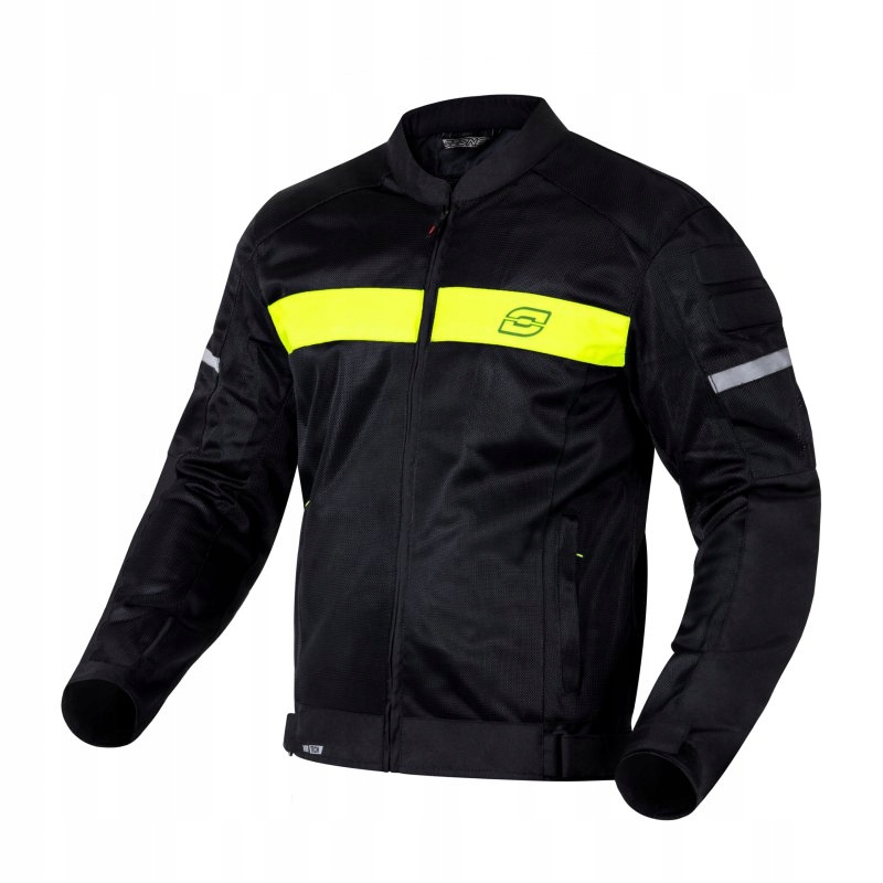 Textilná Bunda Ozone Dart Black/fluo Yellow M
