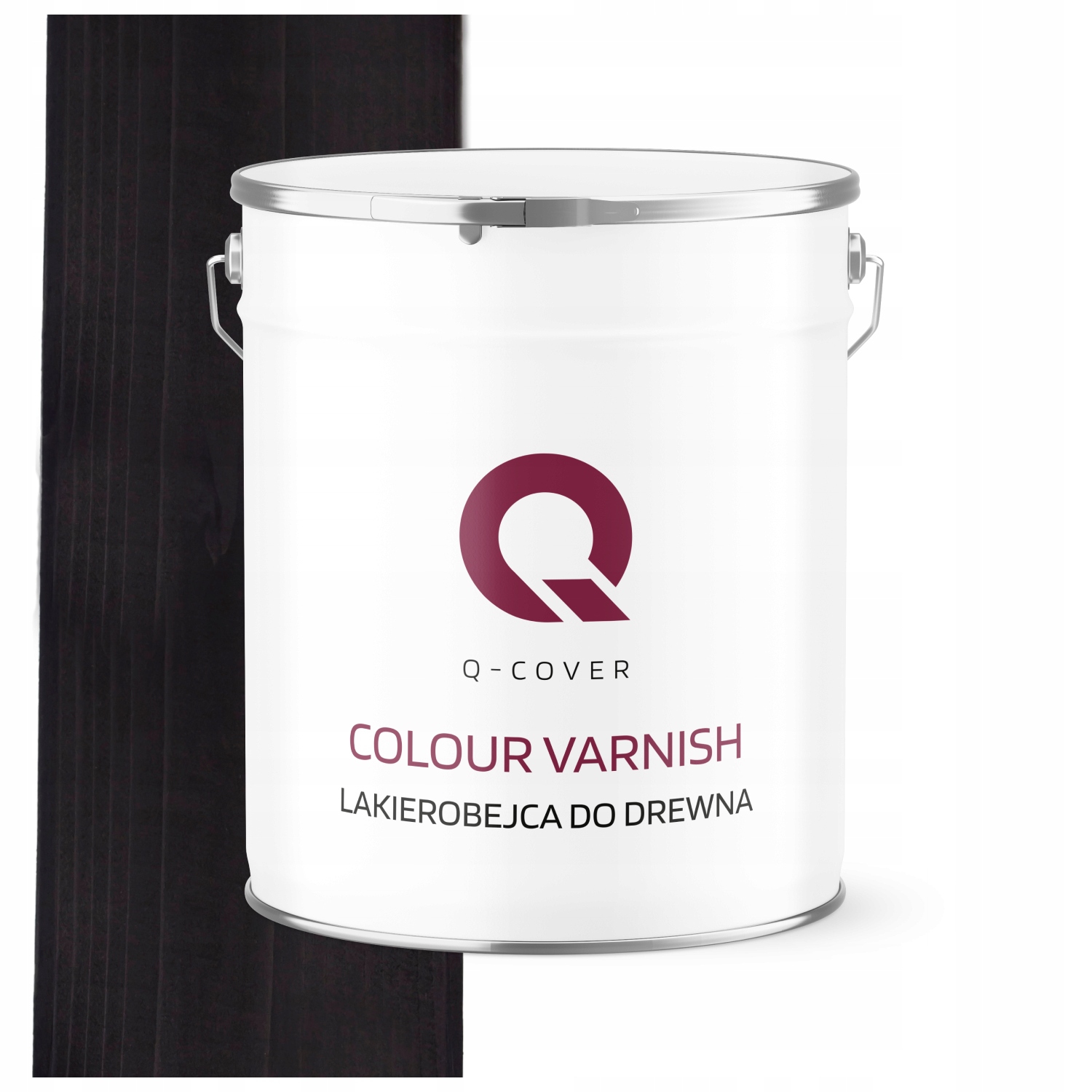 Lakovač Na Dřevo 3V1 Extra Lazura Černý Polomatný 5 L Ochranný