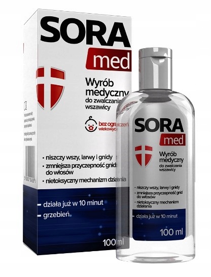 

Sora med wyrób medyczny zwalczanie wszawicy 100ml