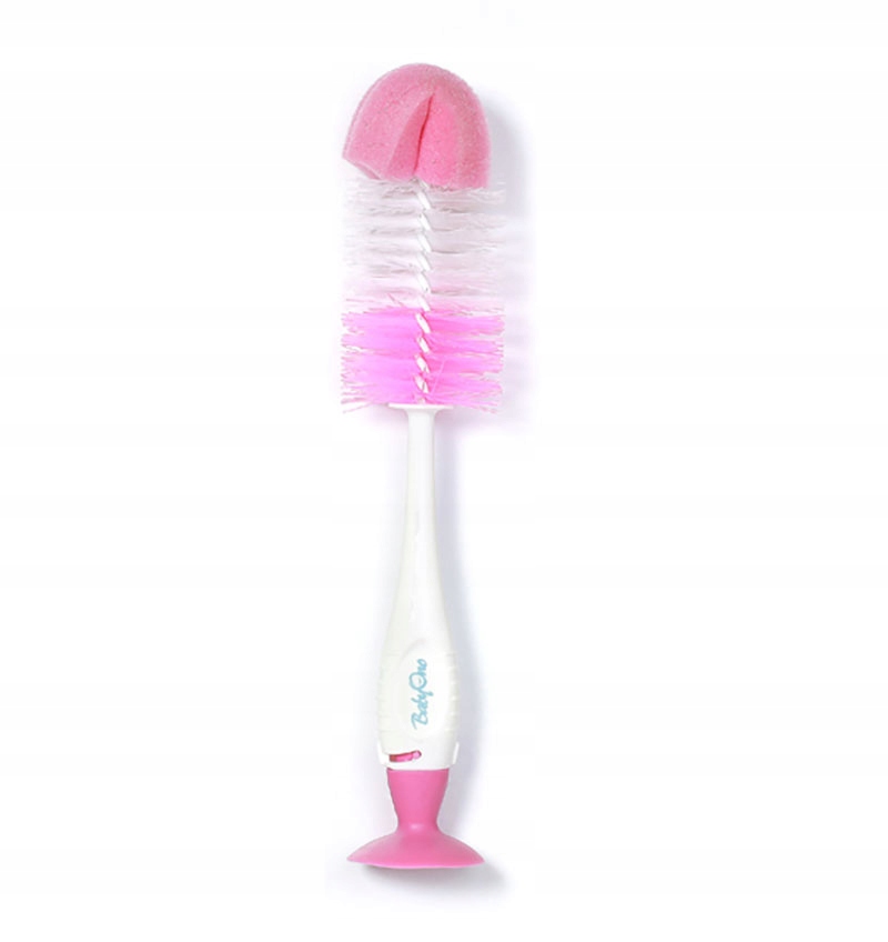 SZCZOTKA DO BUTELEK SMOCZKÓW Z PRZYSSAWKĄ I GĄBKĄ