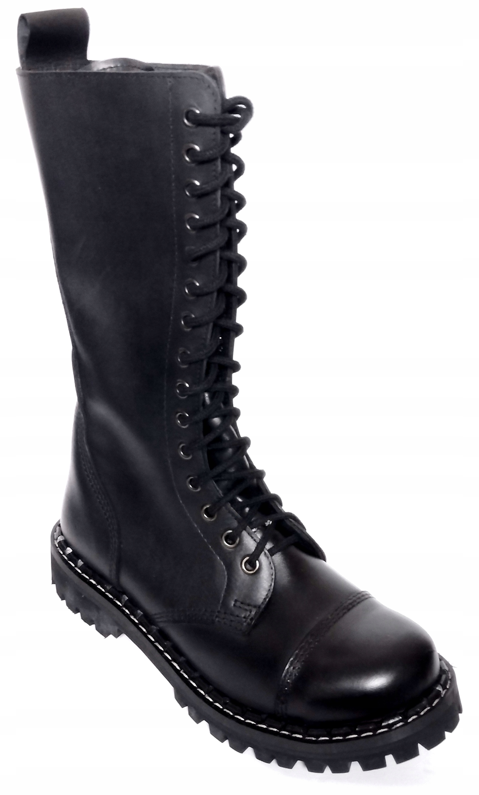 RAF-DOR ORYGINALNE GLANY Z BLACHĄ SKÓRA NATURALNA PRODUKT POLSKI 977 35 Wysokość do połowy łydki