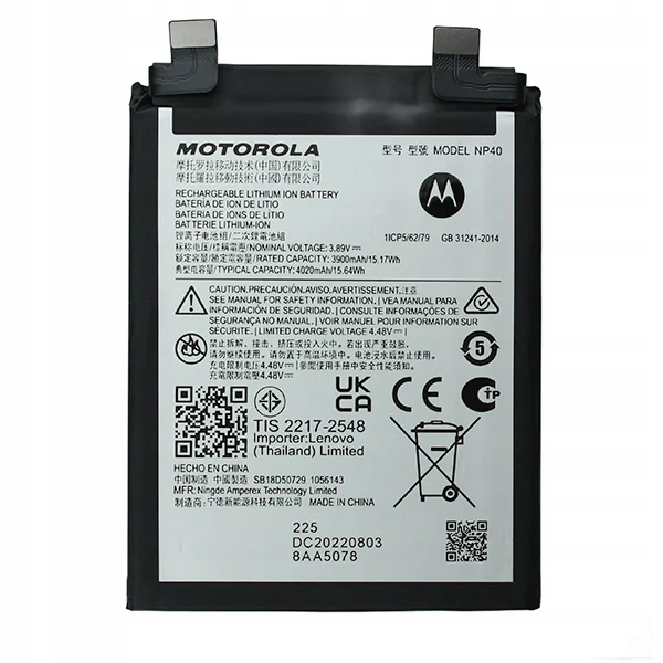 Originální Akumulátor Baterie NP40 Pro Motorola Edge 30 Neo XT2301