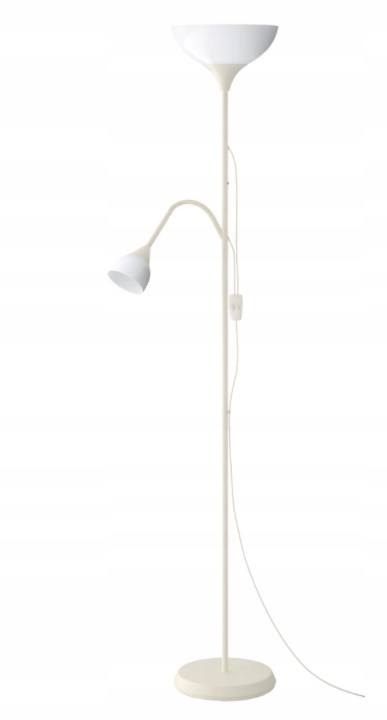 

Lampa Podłogowa Do Czytania Led Biała Nocna 174CM