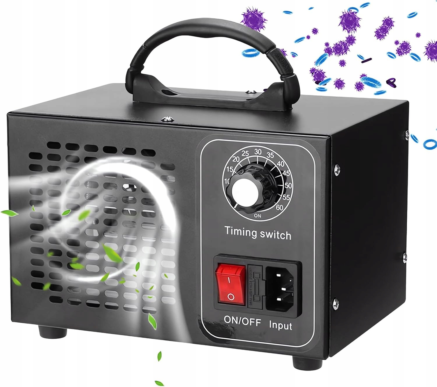 Výkonný Profesionální Zónový Generátor Domácí Čistič Zón 48 000 Mg/h