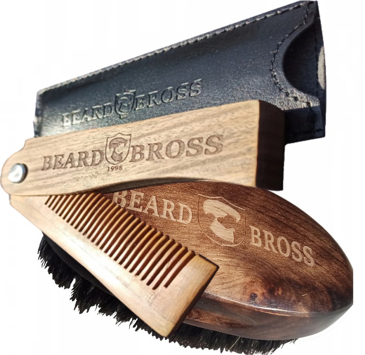 

Zestaw do Brody Szczotka Grzebień Beard Bross