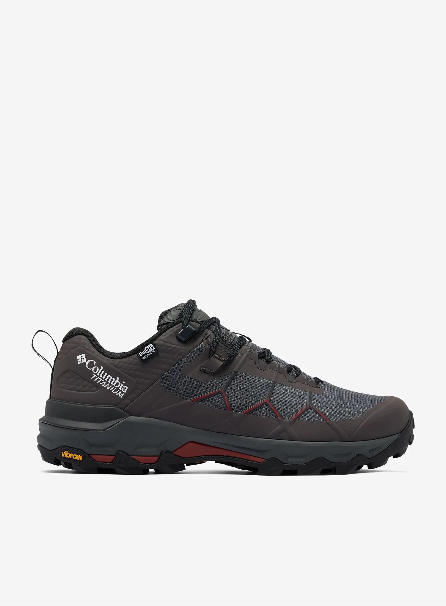 Buty męskie Columbia Peakfreak Titanium Outdry dark grey/red oxide 41,5
