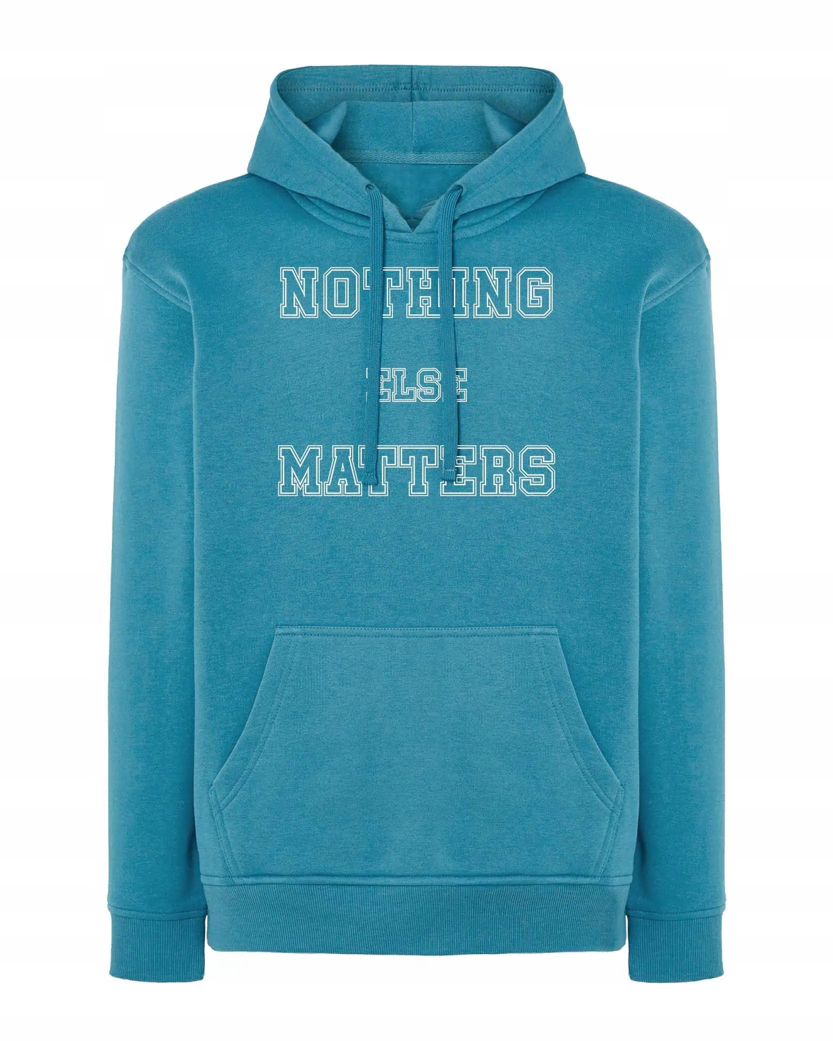 Mikina s kapucí Nothing Else Matters Hudba Rock Modrá XL