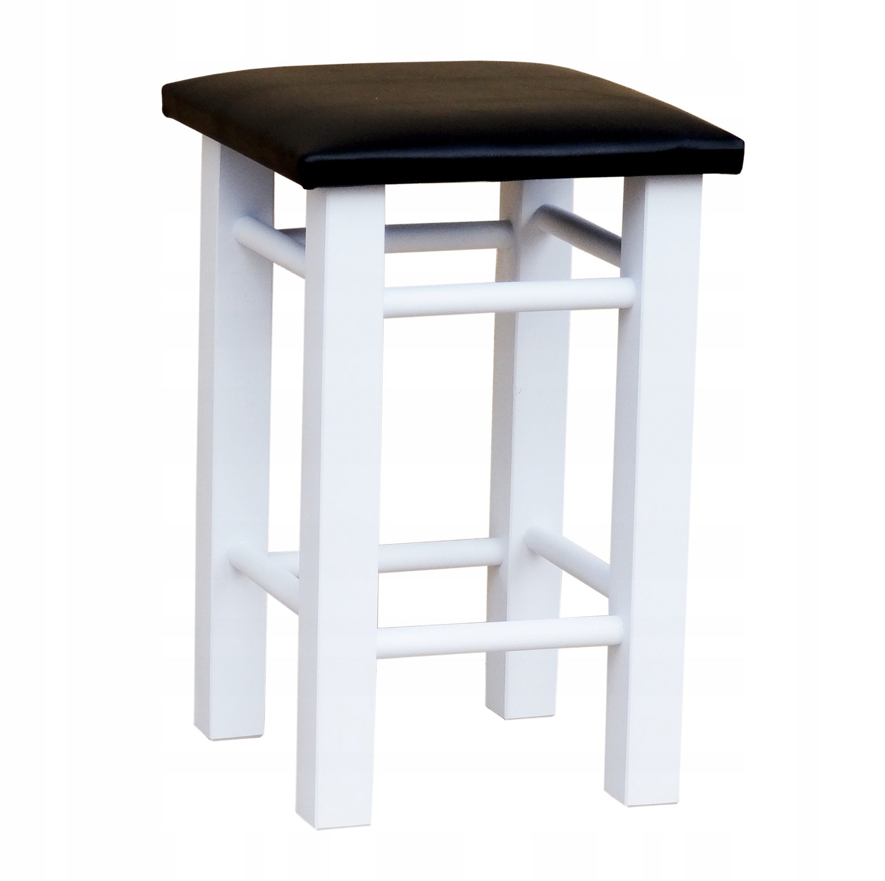 Taboret drewniany tapicerowane siedzisko Stołek do kuchni 633 Producent