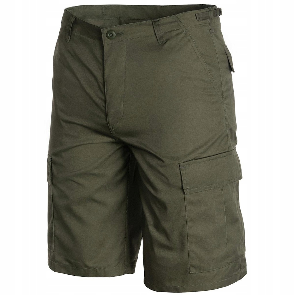Krótkie spodenki szorty męskie bojówki wojskowe Mil-Tec bermudy Olive XL