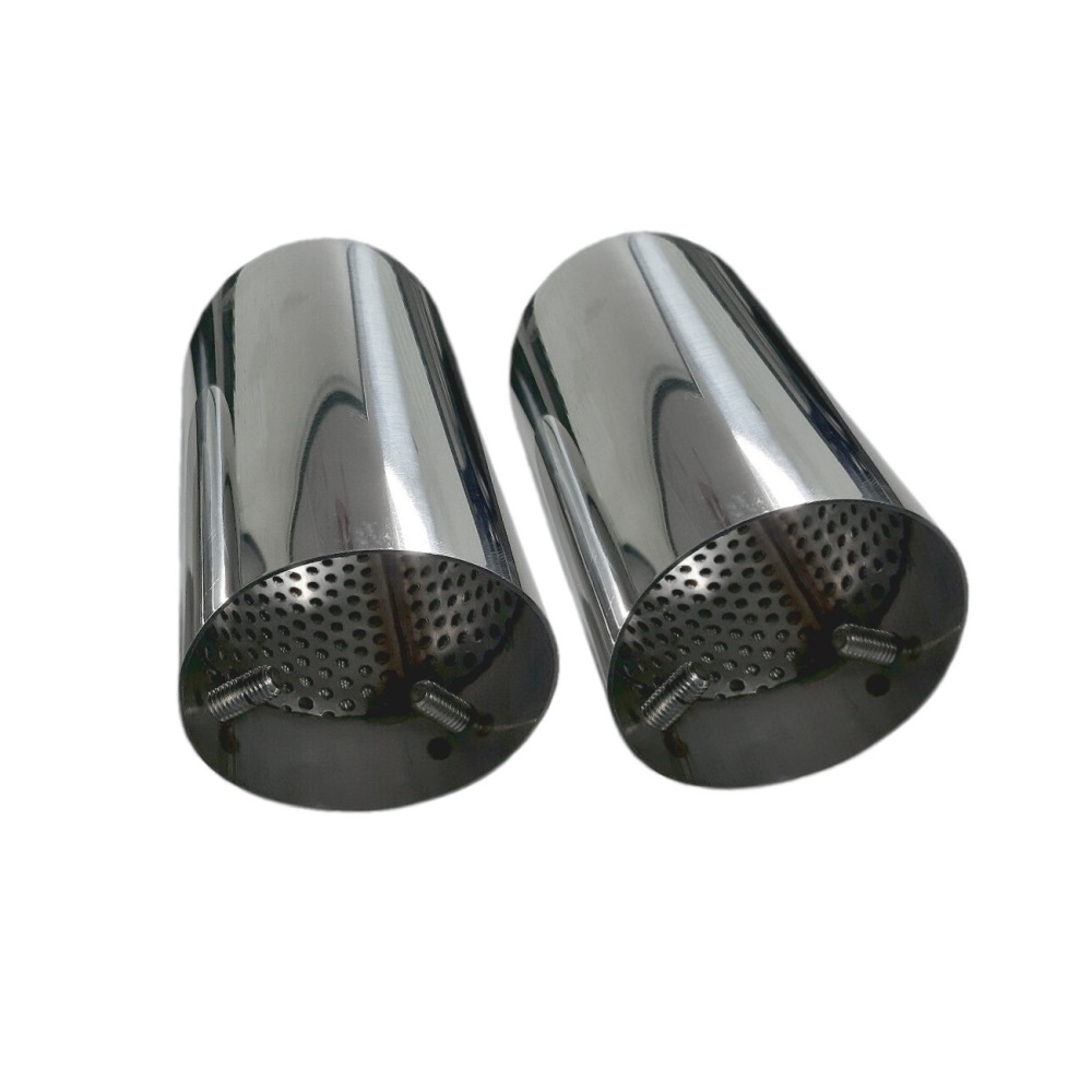 KOŃCÓWKA WYDECHU AUDI A4 B8 57-69 mm TDI TSI TFSI CHROM INOX 2 SZT Numer katalogowy części 77863