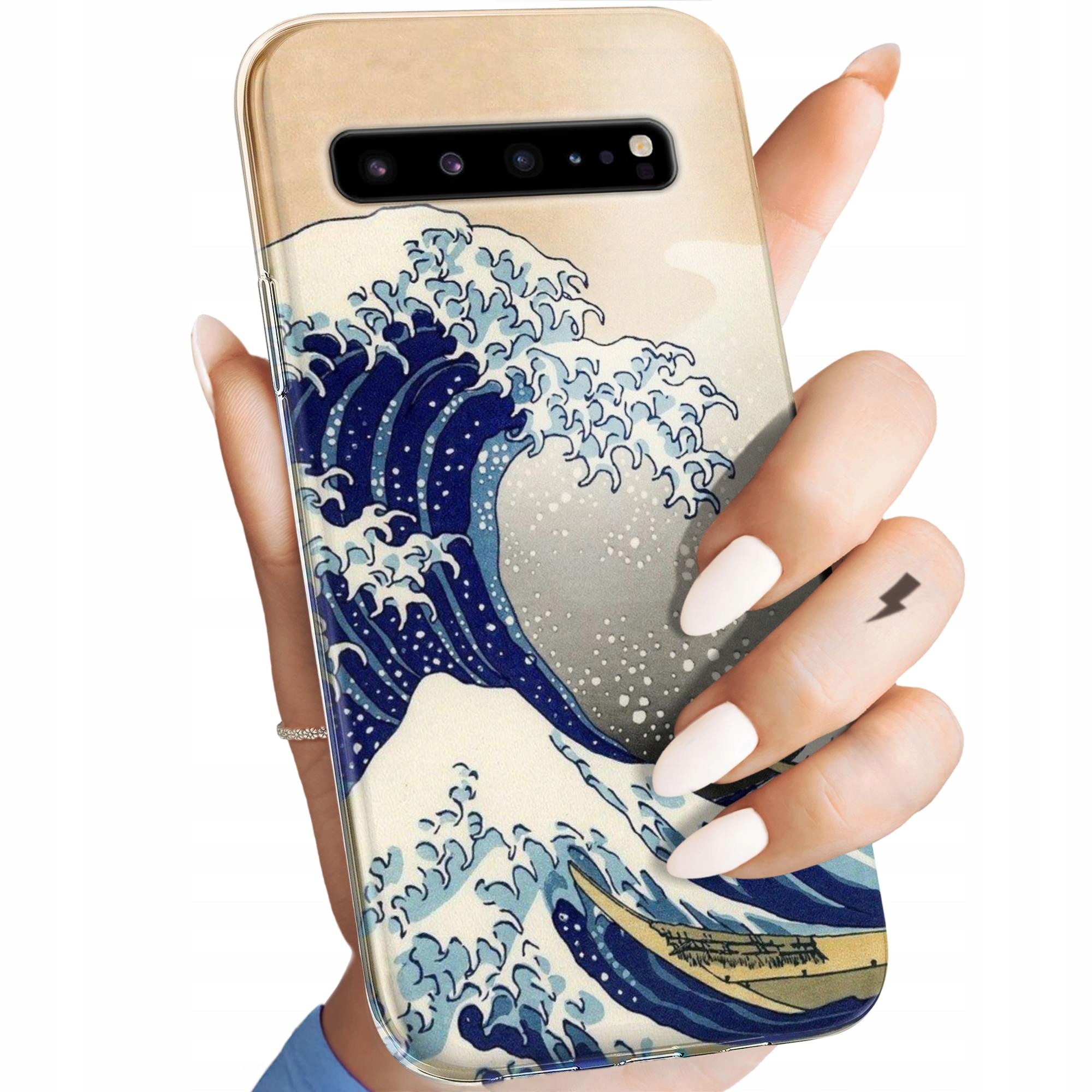 Etui Do Samsung Galaxy S10 5G Japonia Kwiaty Tokio Obudowa Pokrowiec