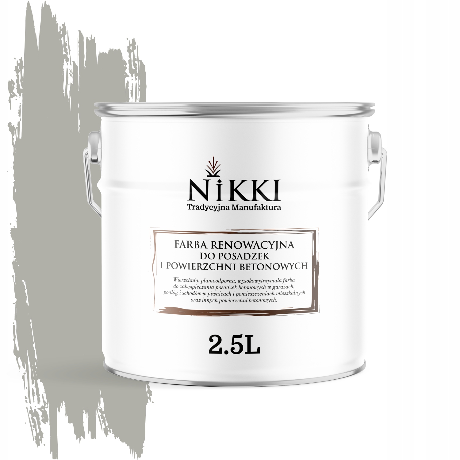 Farba Na Renováciu Betónových Podláh 2,5 L Šedá Achátová RAL7038 Vysoký Lesk