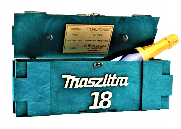 

Urodziny 18 30 40 50 60 Skrzynka na alkohol