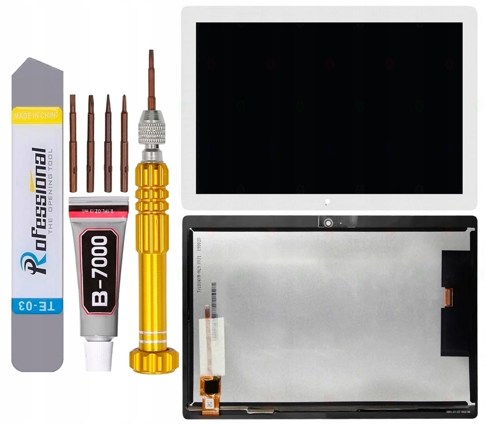 Lenovo Tab M10 TB-X505 TB-X505L LCD displej Bílý