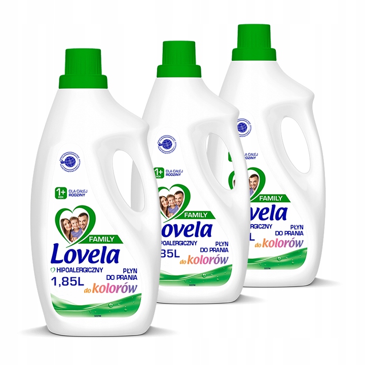 

Lovela Family Płyn do Prania Color 3x1,85l