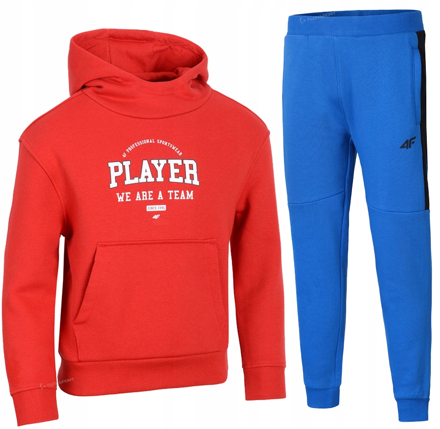 

4F Chłopięcy Dres Komplet Bluza Spodnie 158