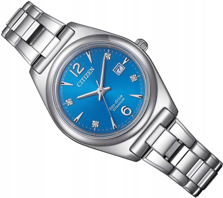 Elegantní Dámské Hodinky Citizen EW2601-81L Titanové Solar S Datumem 30 mm