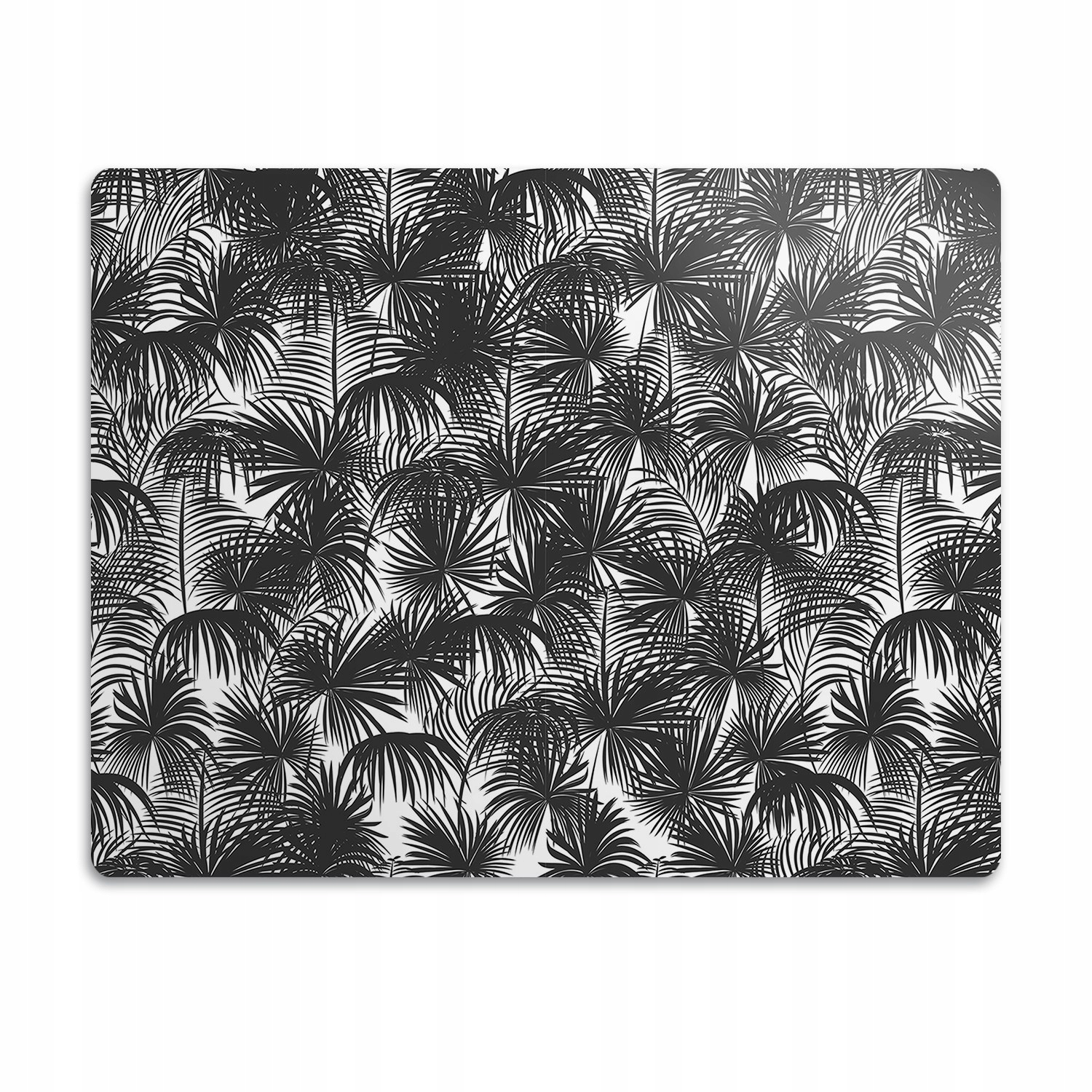 Levně Ochranná podložka pod misky pro psa Černé palmy 90x60