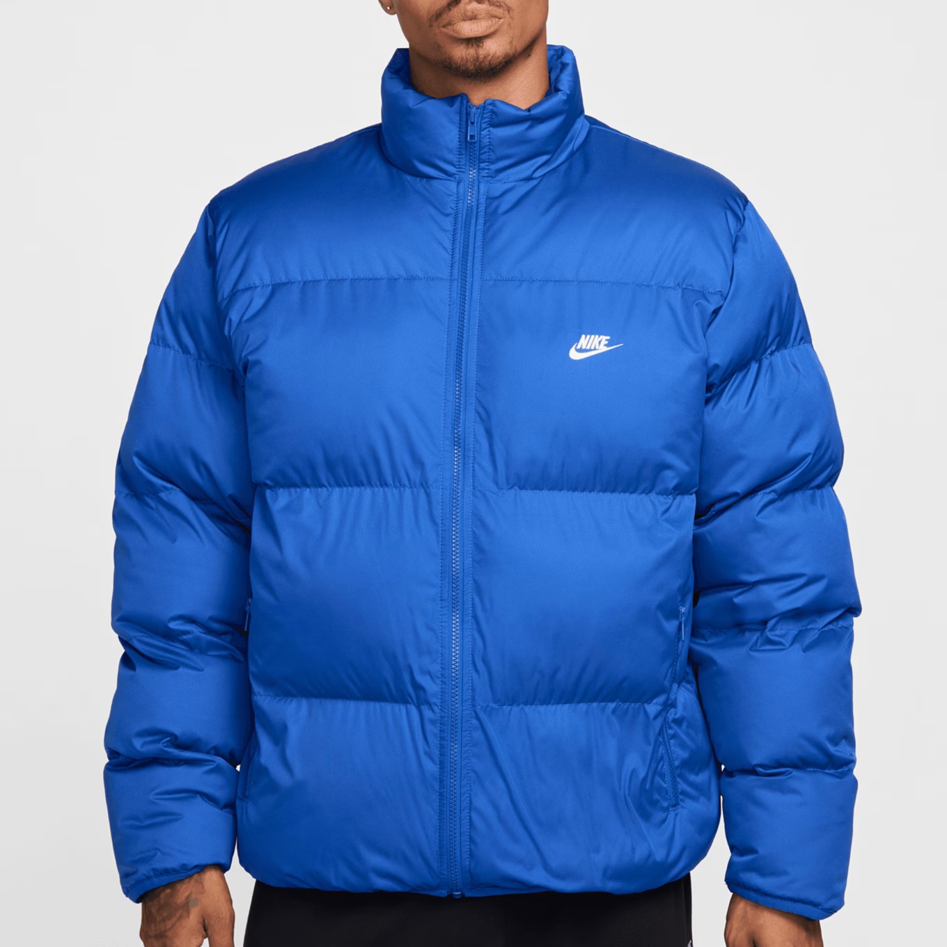 Pánská zimní bunda Nike Club Puffer Sportswear modrá FB7368-480 XL