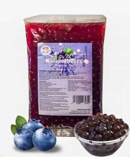 JAGODA Bubble Tea kulki- popping boba 600g