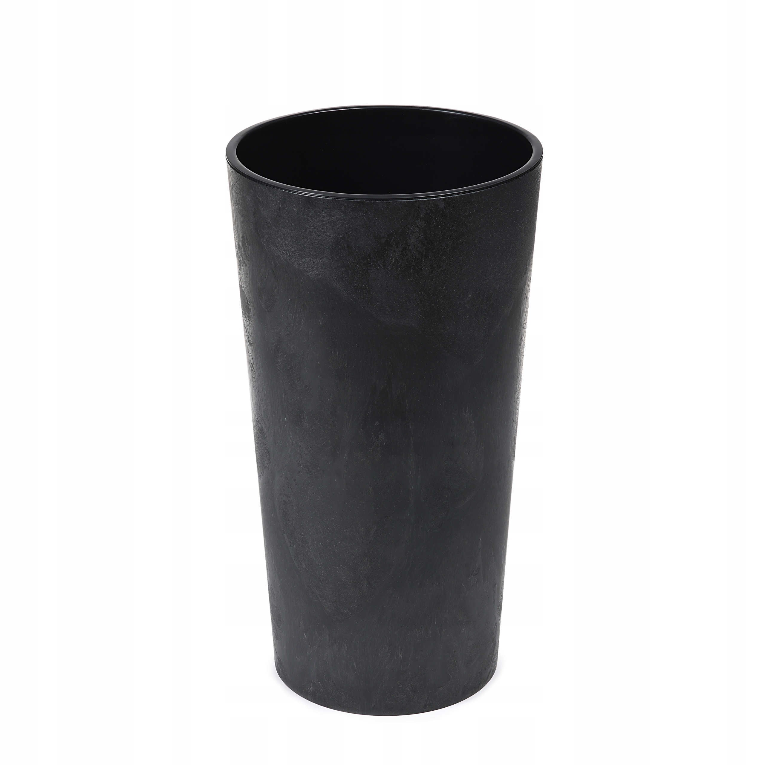Donica Lilia śr. 40cm h75cm Efekt Betonu kol. Czarny