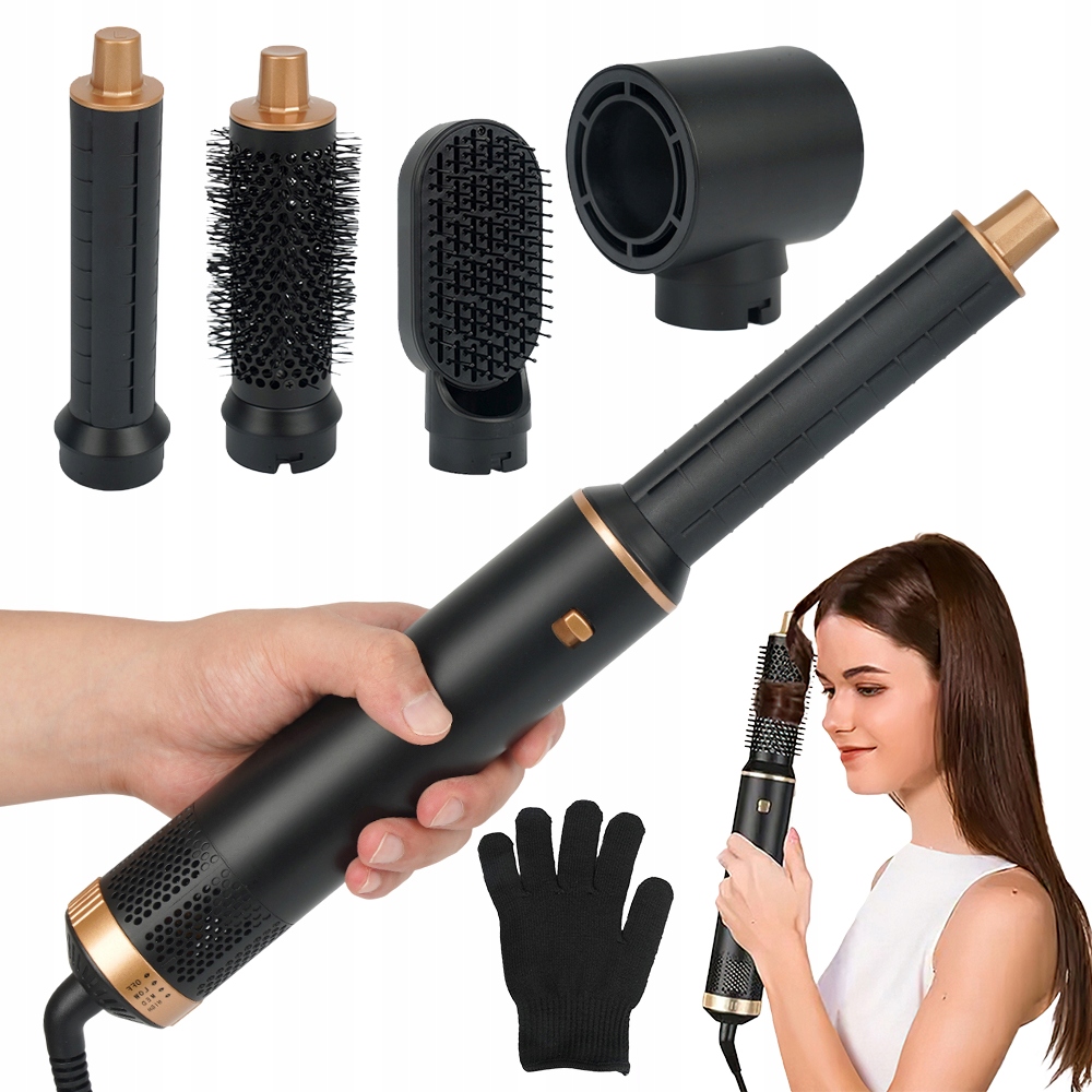 Stylizační sada 5v1 s difuzérem pro sušení a narovnání natáčení