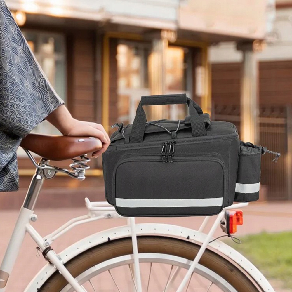 Torba na bagażnik rowerowy Wodoodporna Duża Sakwa rowerowa Pojemna Sztywna Model 6001861