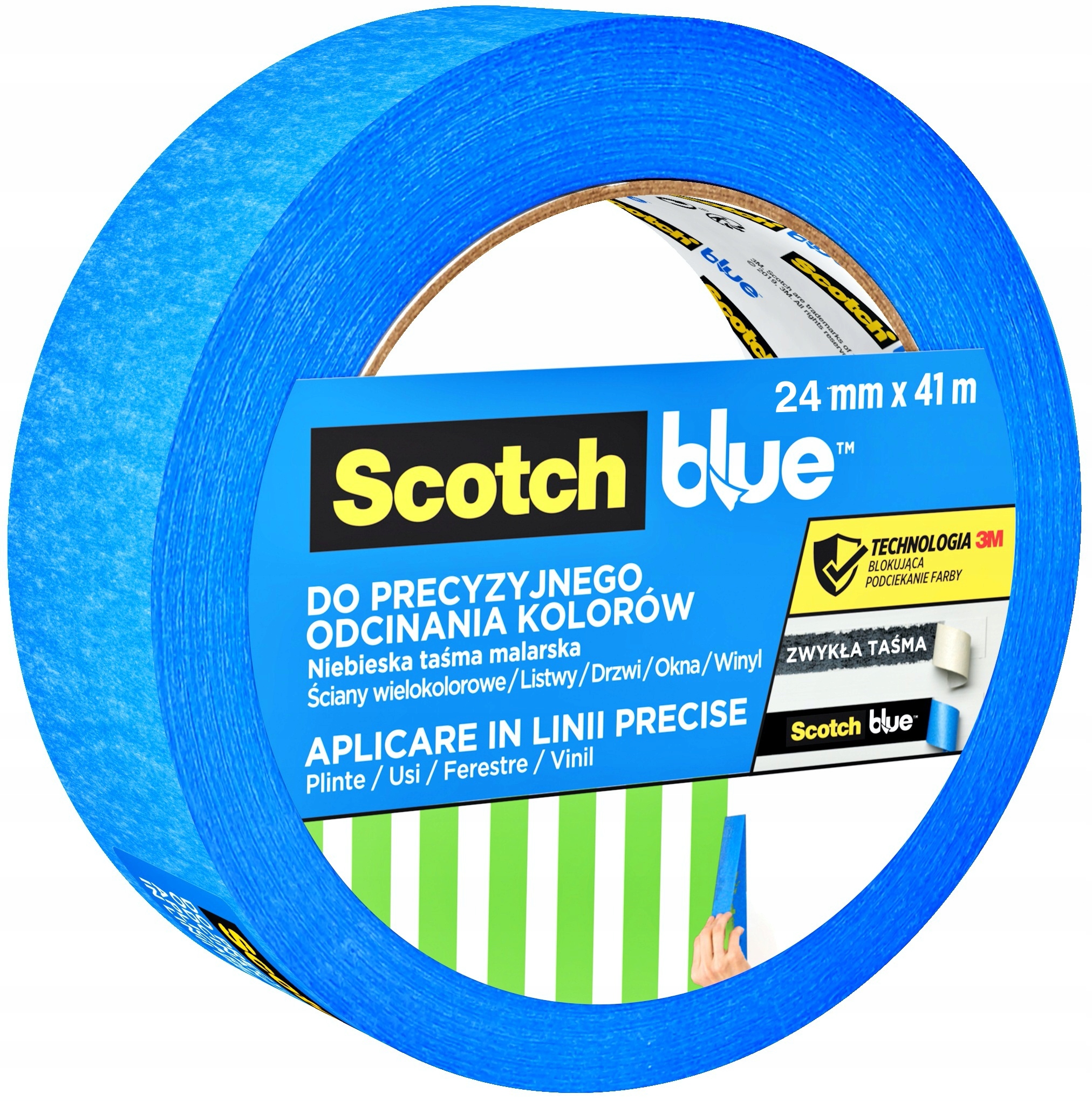 

Scotch Taśma Malarska Blue Do Odcinania 24mmx41m