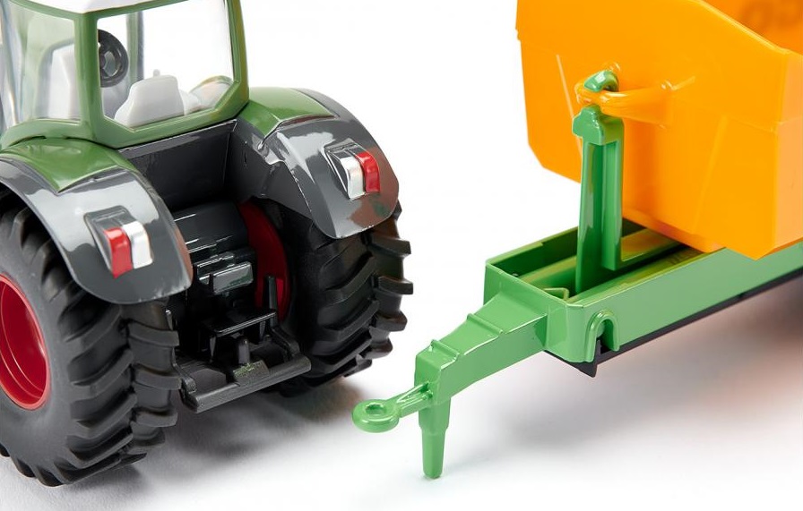 SIKU 1989 Traktor FENDT z przyczepą JOSKIN 1:50 Materiał metal plastik