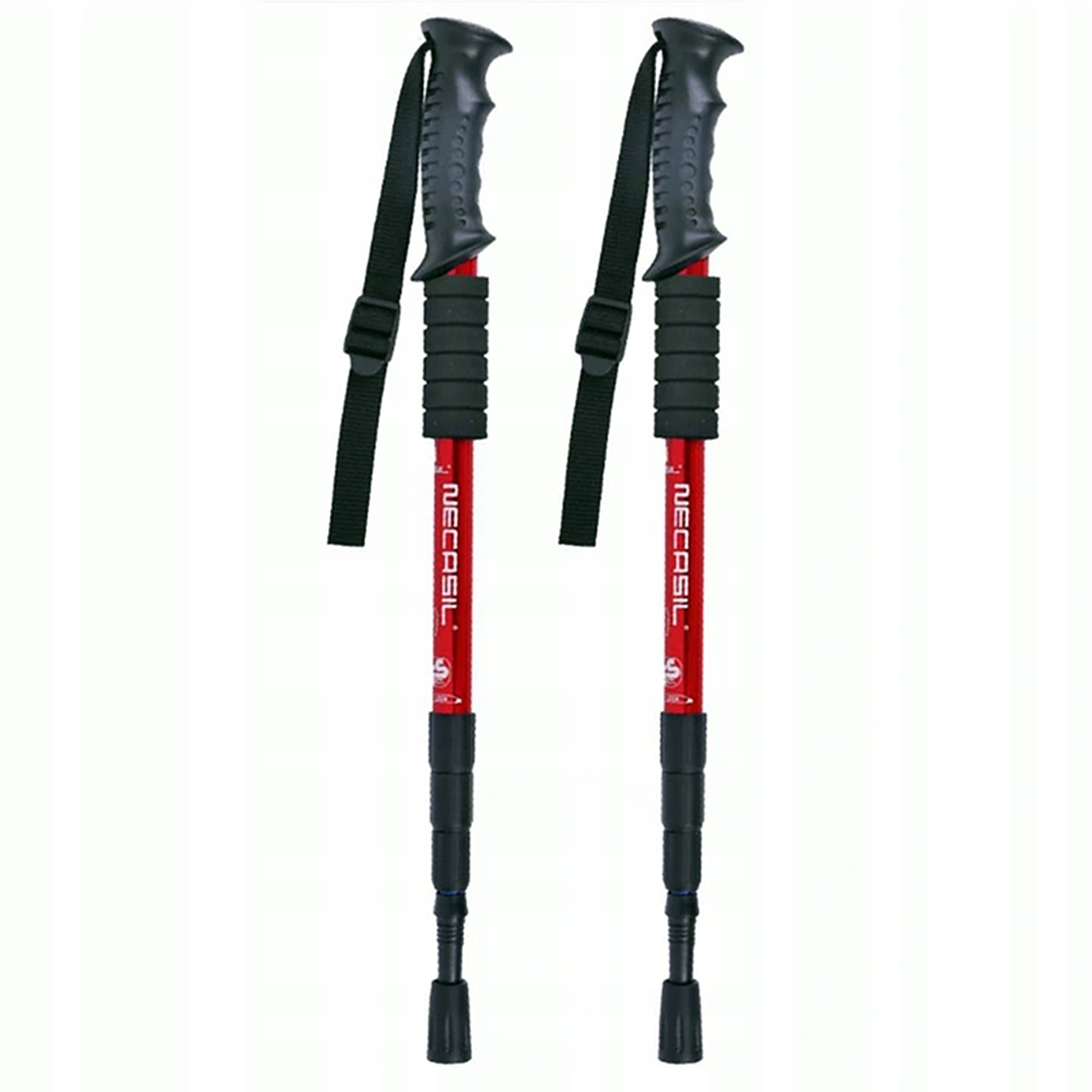 KIJKI DO CHODZENIA NORDIC WALKING KIJE TREKKINGOWE Z KOMPASEM + 3 NAKŁADKI Kolor dominujący wielokolorowy