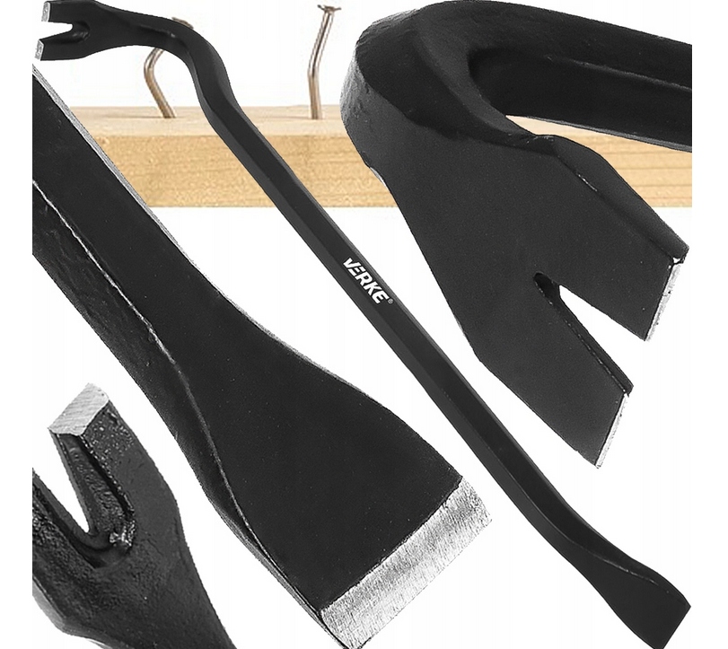 ŁOM WYCIĄGANIA GWOŹDZI BRESZKA BRECHA ŁAPKA 60 CM