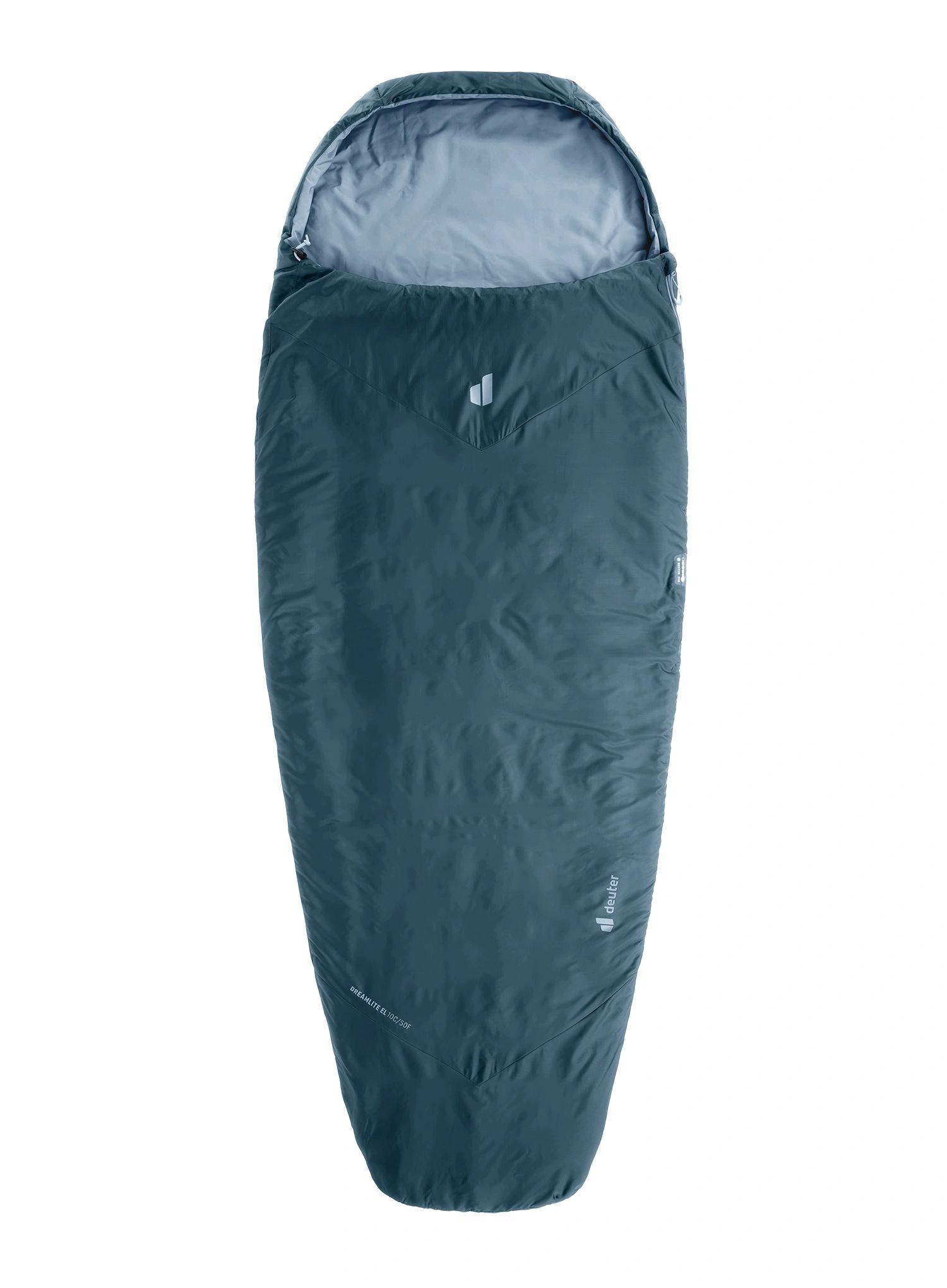 Śpiwór syntetyczny Deuter Dreamlite El 10C/50F (200 cm) nautic/breeze