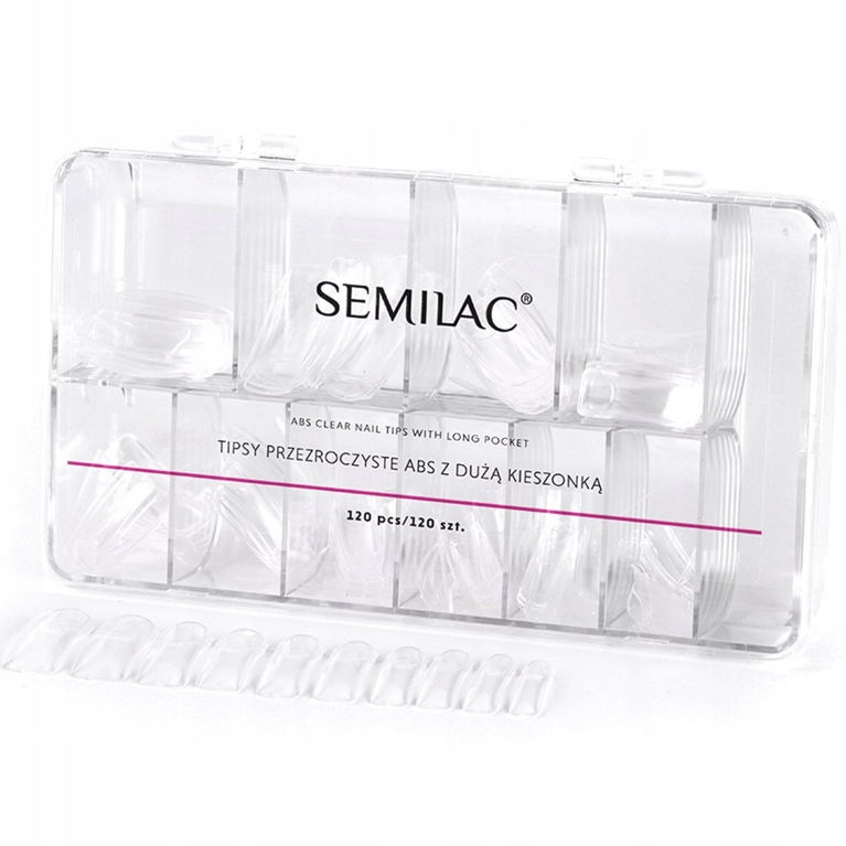 Semilac TIPSY CLEAR + KLEJ zestaw do przedłużania Marka Semilac