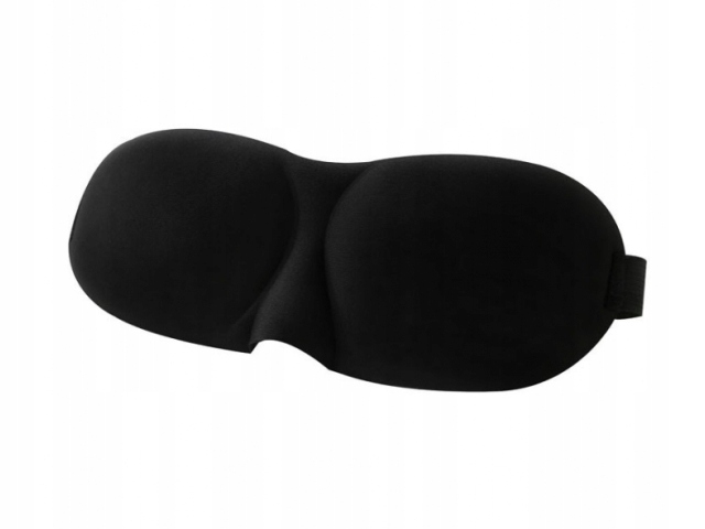 OPASKA DO SPANIA CZARNA MASKA 3D DO SNU