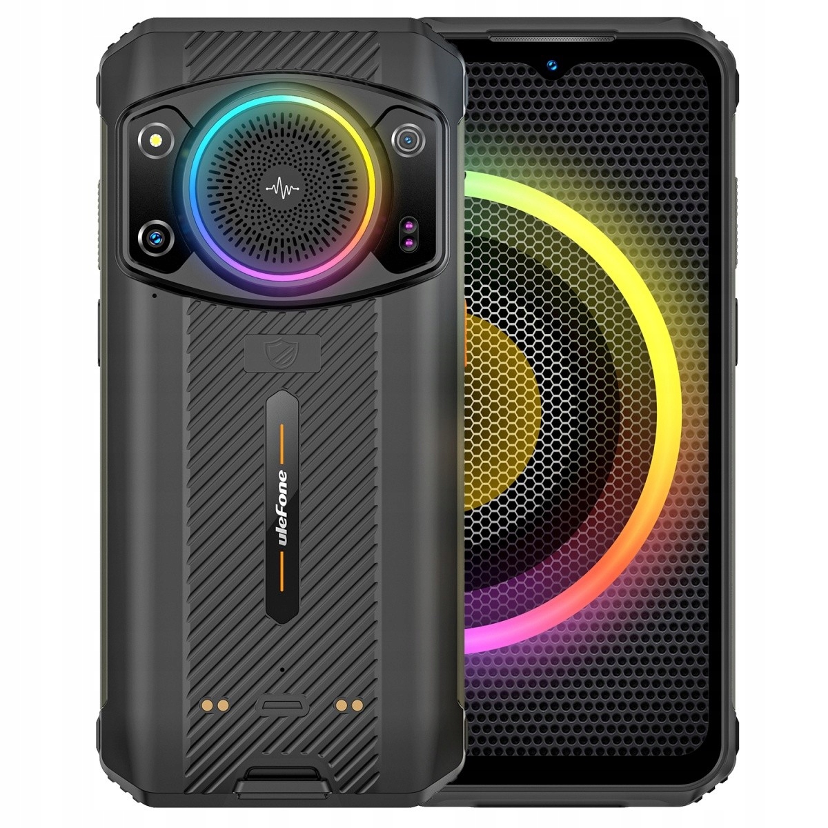 Ulefone Smartphone Armor 21 4G 8/256GB IP69K reproduktor 122dB Rgb Černý