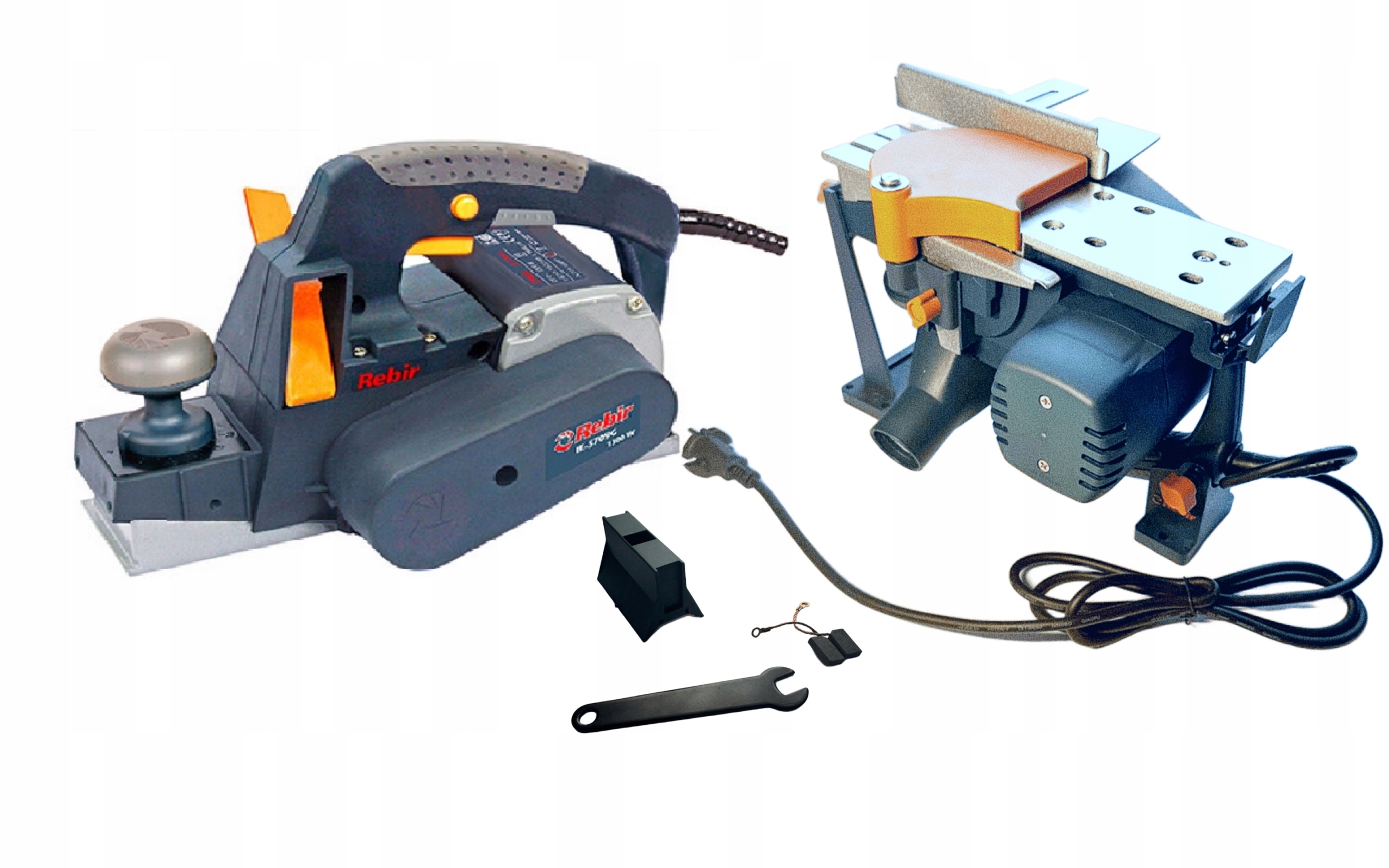 Rebir strug sieciowy elektryczny 2w1 strugarka wyrówniarka hebel 1300W 82mm