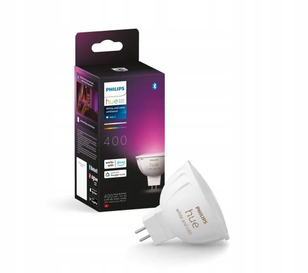 Inteligentna żarówka Led Philips Hue White and Color Ambiance MR16 GU5.3