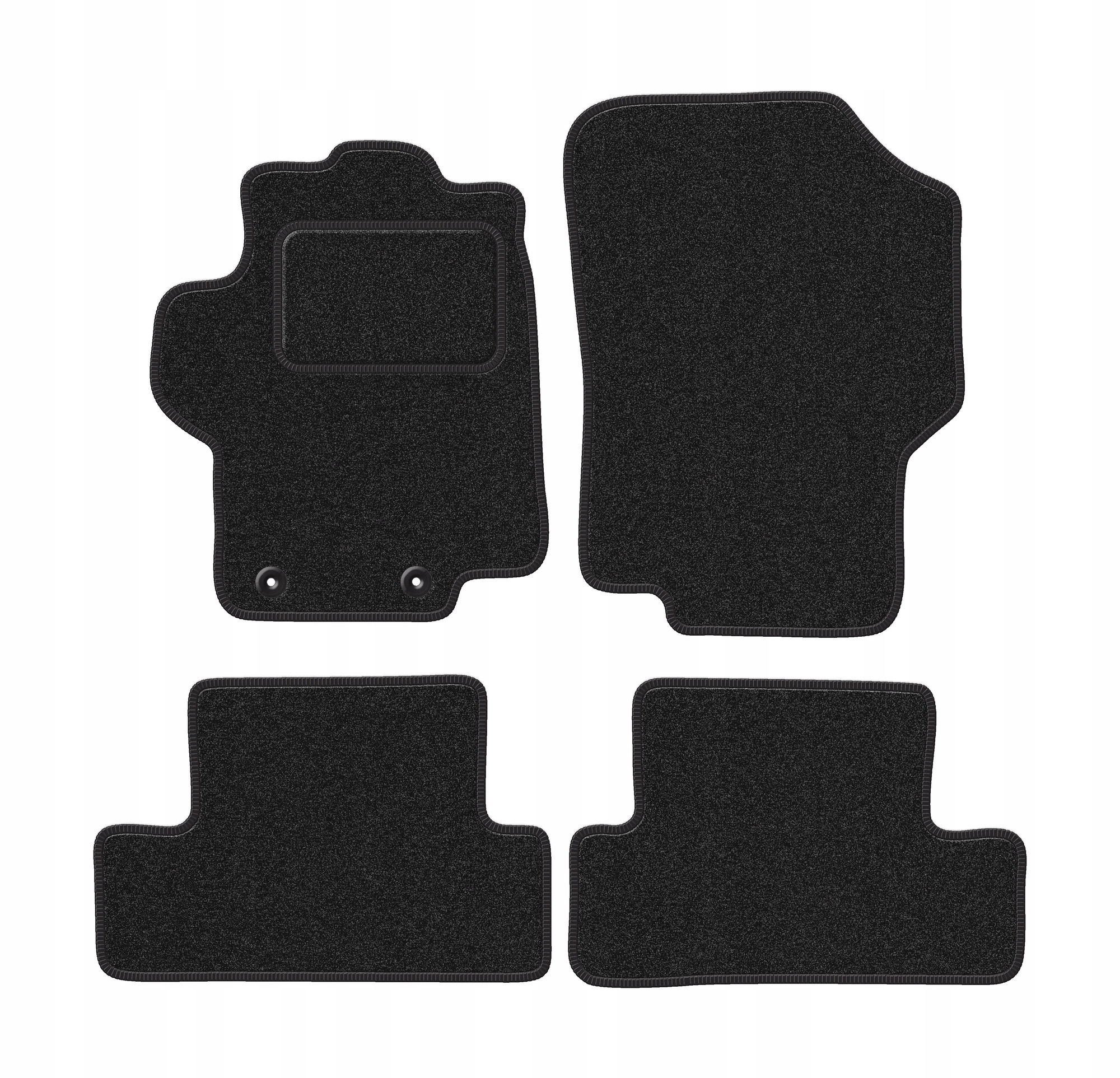 Autokoberce velurové pro Peugeot 1007 minivan (2004-2009)