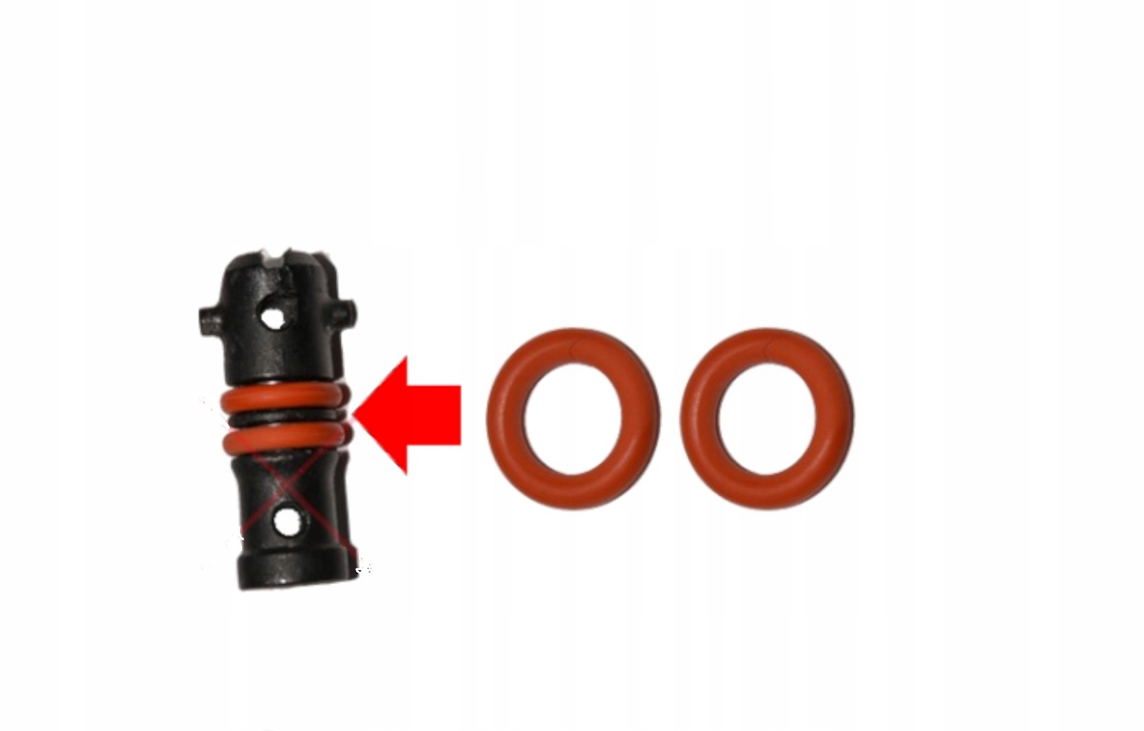 Uszczelka o-ring 6x2mm do ekspresu Saeco 100 szt. Kod producenta O-ring 6x2