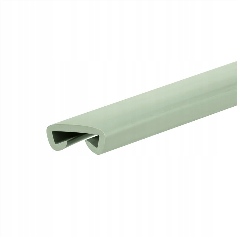 Pvc zábradlie Premium, zábradlie 40x8 mm, svetlozelené 1 m