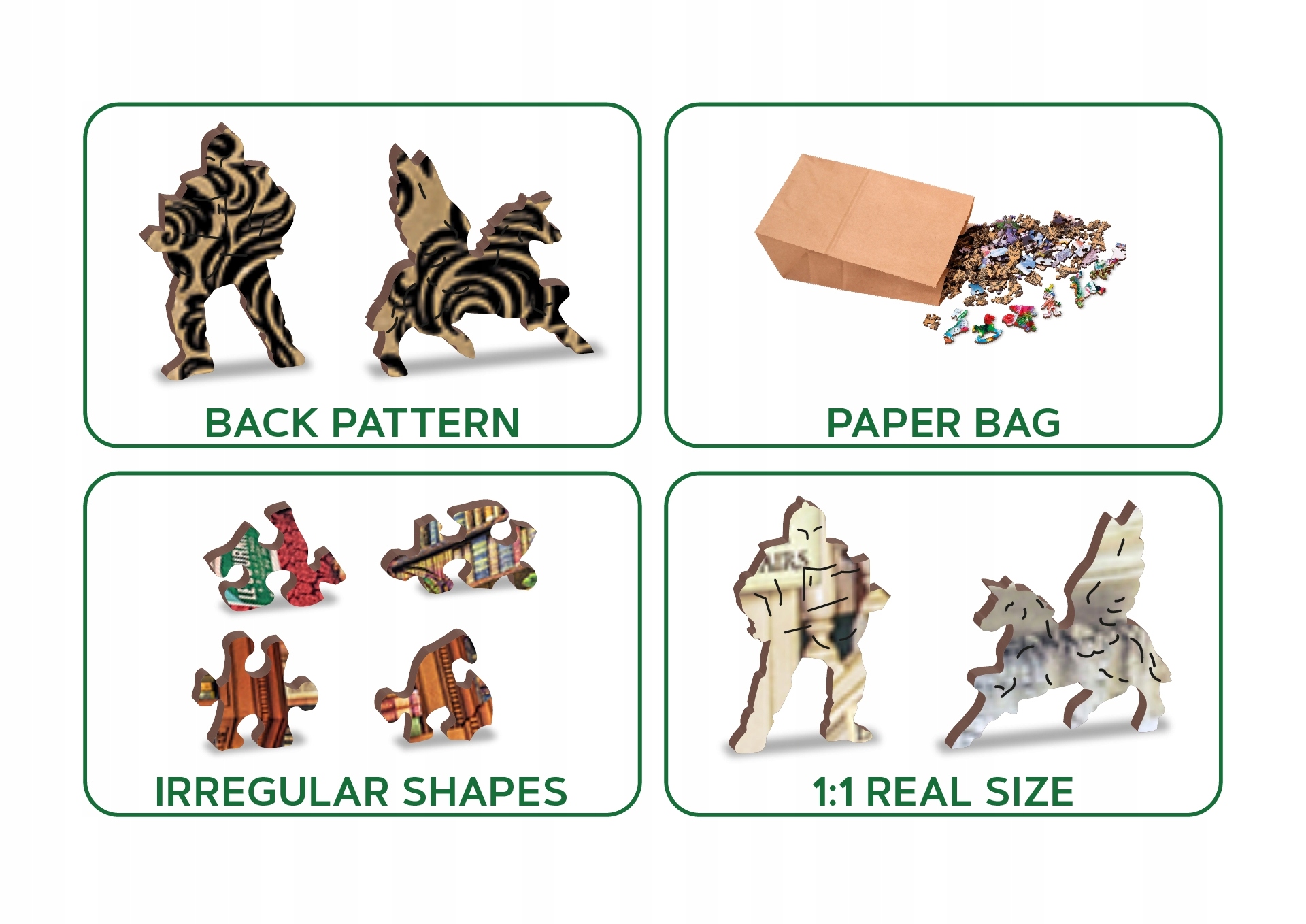 Puzzle Drewniane Wish Upon a Bookshop 1000 +10 el Marka WoodenCity