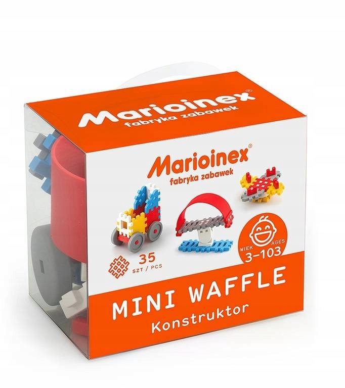 

Marioinex Klocki wafle mini 35szt konstr-ch 02783