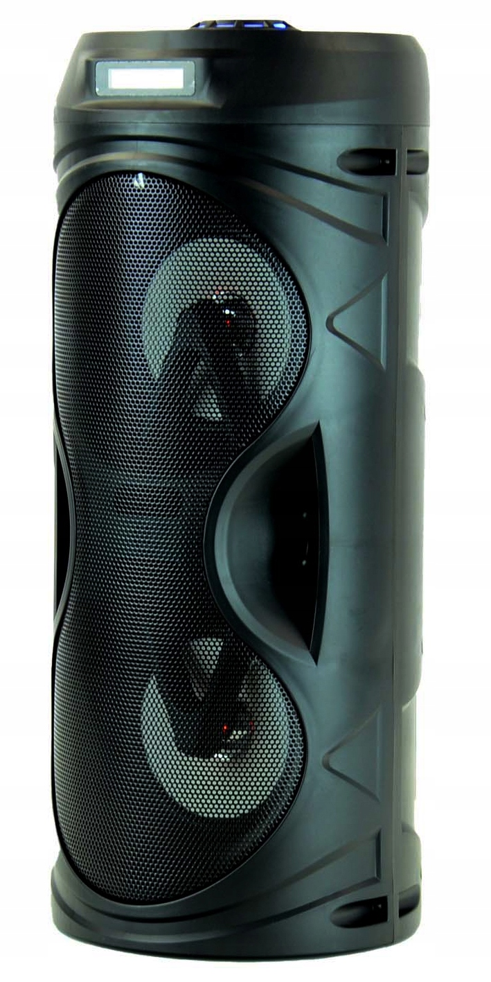 PRZENOŚNA KOLUMNA ESTRADOWA KARAOKE BLUETOOTH USB 2 MIKROFONY BEZPRZEWODOWE Marka Party Light&Sound