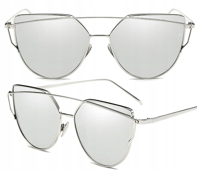 

Przeciwsłoneczne Okulary Kocie duże retro damskie