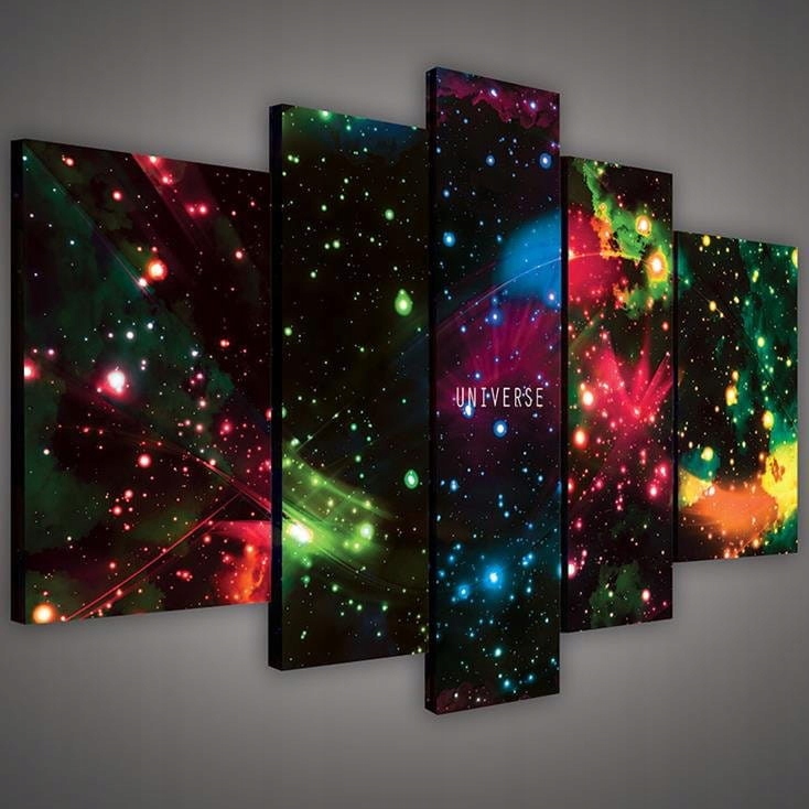 Obraz 170x100 Vesmír hviezdy hmlovina galaxia abstrakcia noc