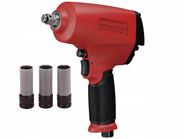 Pneumatický skrutkovač 1/2" Teng Tools ARWM12 sada 3 nástavcov