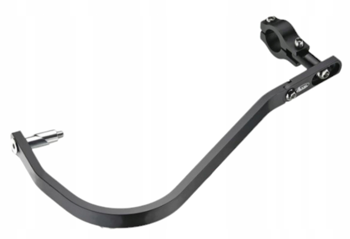 Accel Chrániče Rúk (handbary) S Hliníkovým Upevnením Enduro 22 MM, Farba Čierna