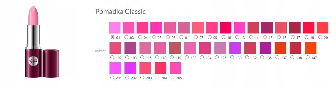 BELL Pomadka Classic - 1 Marka Bell