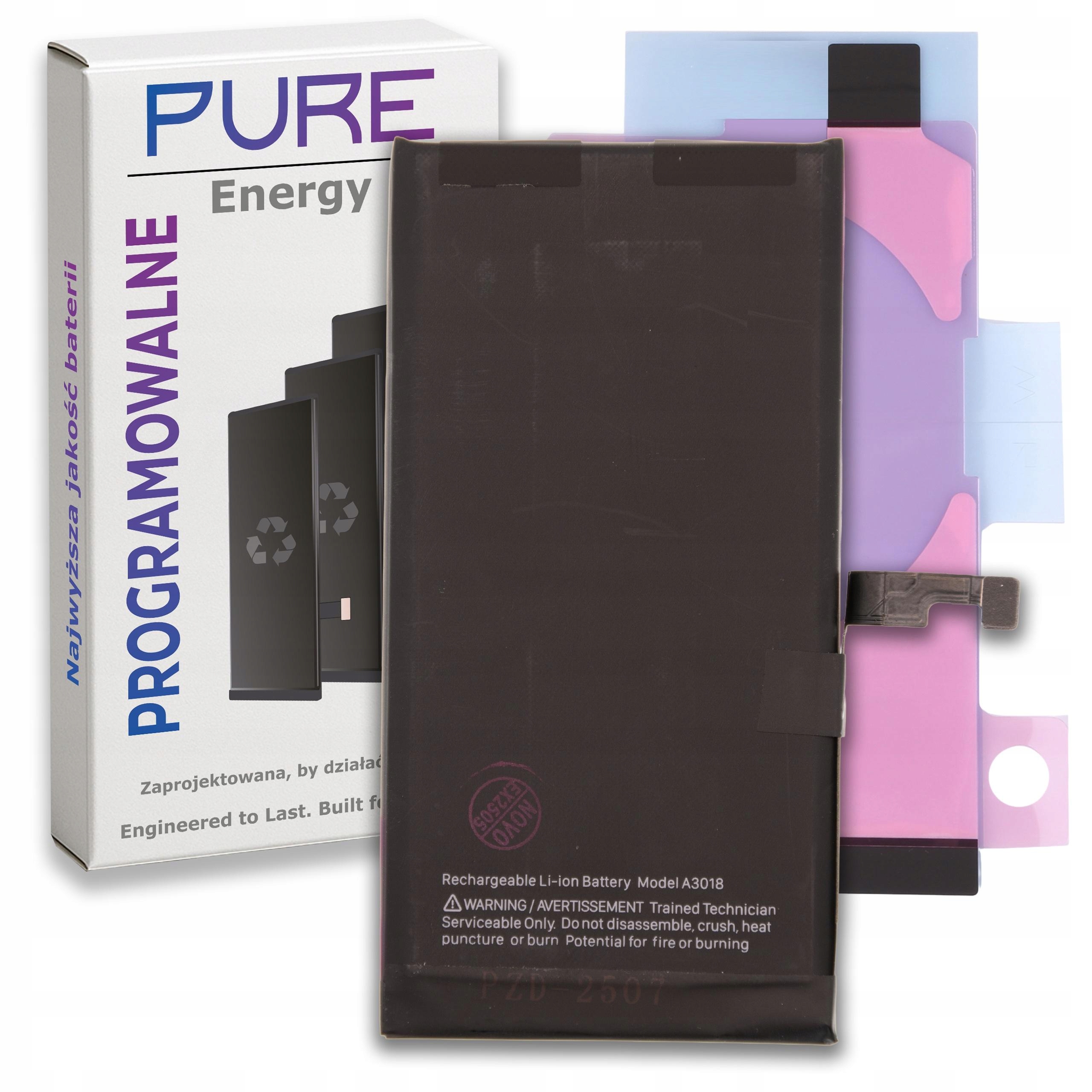 Bateria do Apple iPhone 15 Pure Energy Programowalny Akumulator 3349mAh
